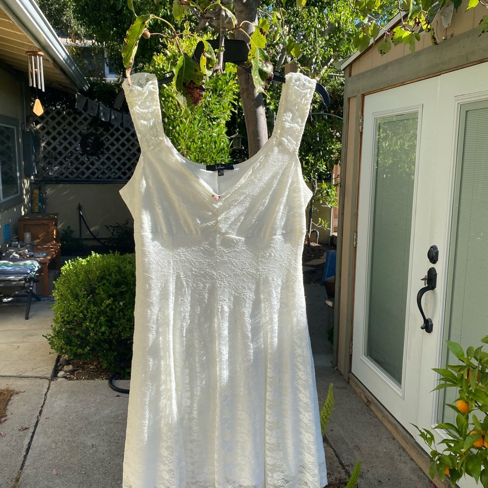 Lulu's White Mini Dress